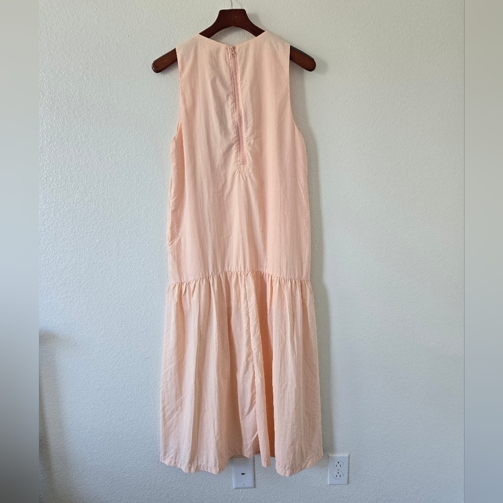 LIVE! Activewrar Brazilian Brand Nylon Midi Dress‎ Peach Color Size Small NWT - Picture 12 of 16